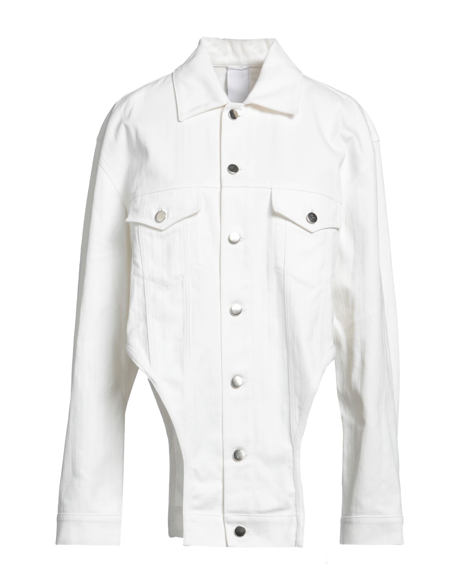 Ac9 A·c·9 Woman Shirt Ivory Size 0 Cotton, Elastane In White