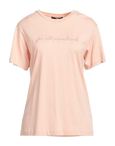 7 For All Mankind Woman T-shirt Blush Size S Cotton, Modal In Pink
