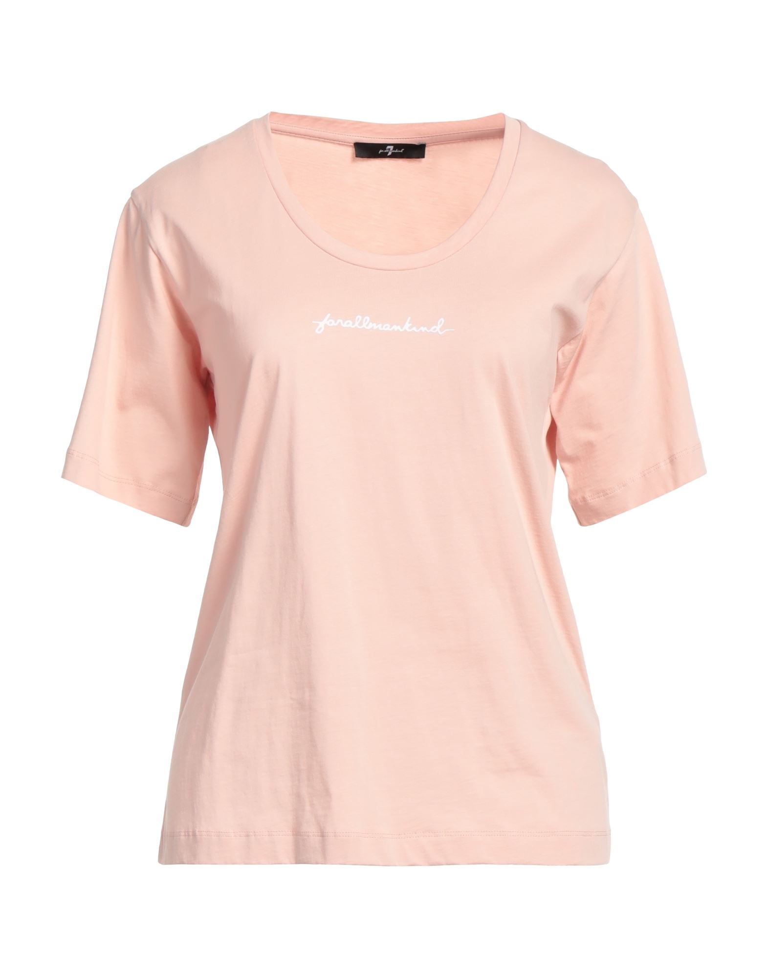 7 For All Mankind T-shirts In Pink