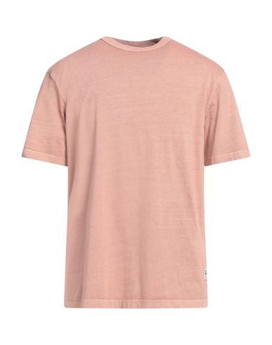 Reebok Man T-shirt Blush Size S Cotton, Elastane In Pink