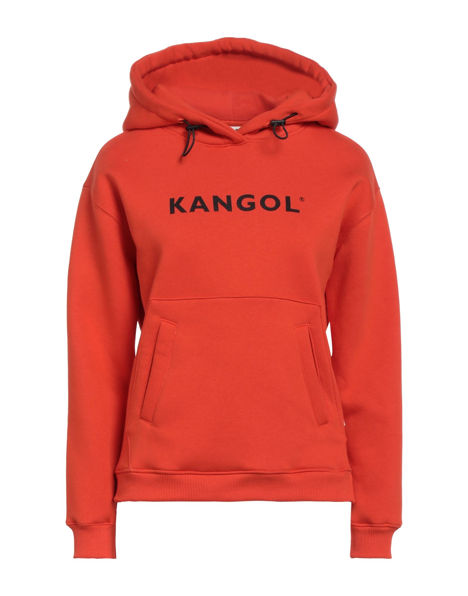 Shop Kangol Woman Sweatshirt Orange Size Xs Polyester, Cotton