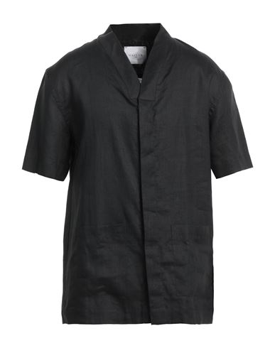Gaelle Paris Gaëlle Paris Man Shirt Black Size 38 Linen