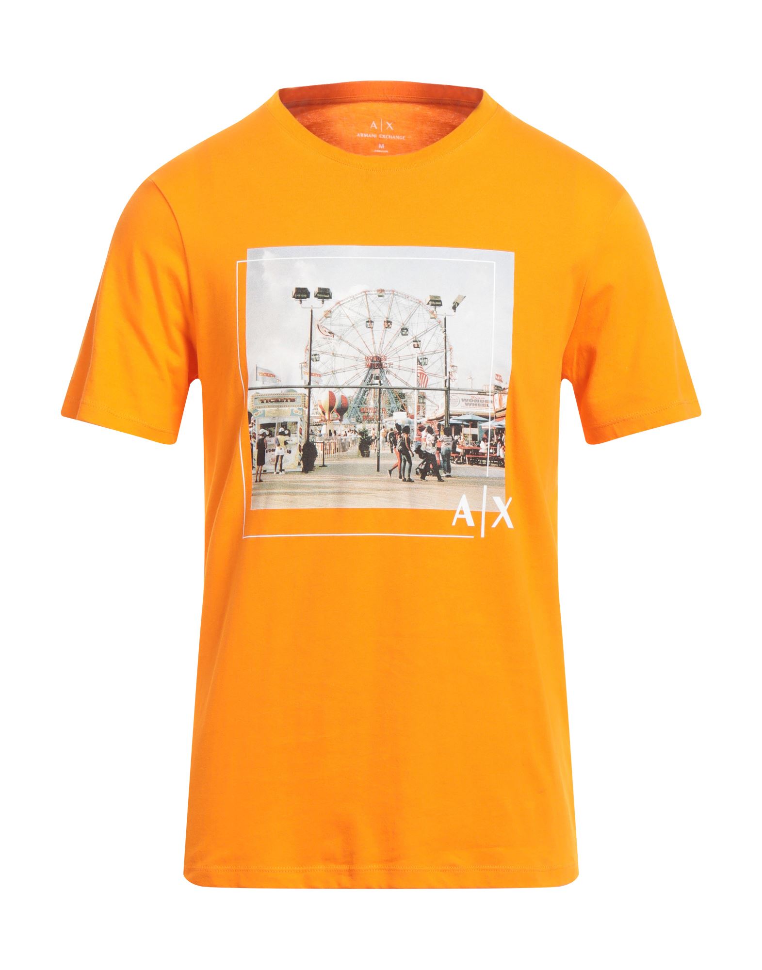 Armani Exchange T-shirts In Orange