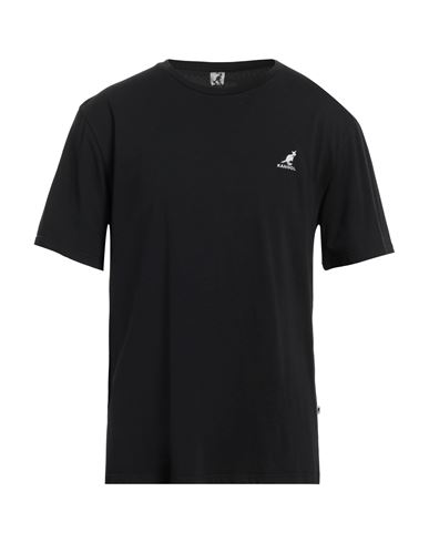 Kangol Man T-shirt Black Size Xl Cotton