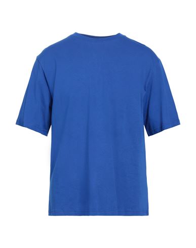Ih Nom Uh Nit Man T-shirt Bright Blue Size M Cotton, Elastane