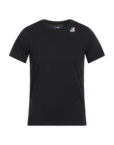 K-way Man T-shirt Black Size S Cotton