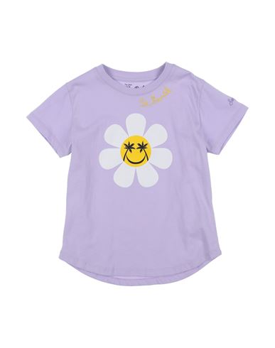 Mc2 Saint Barth Babies'  Toddler Girl T-shirt Light Purple Size 6 Cotton