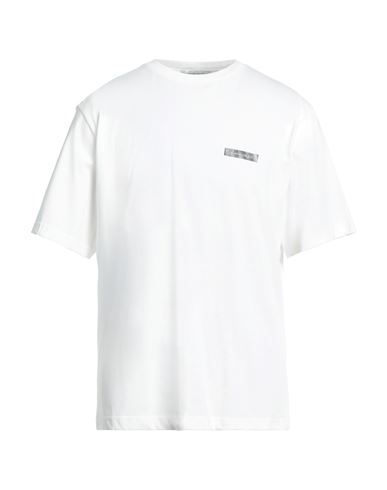Ih Nom Uh Nit Man T-shirt Off White Size L Cotton, Elastane