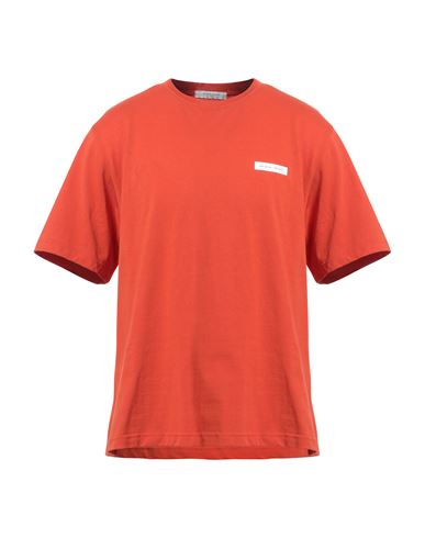 Ih Nom Uh Nit Man T-shirt Orange Size M Cotton, Elastane