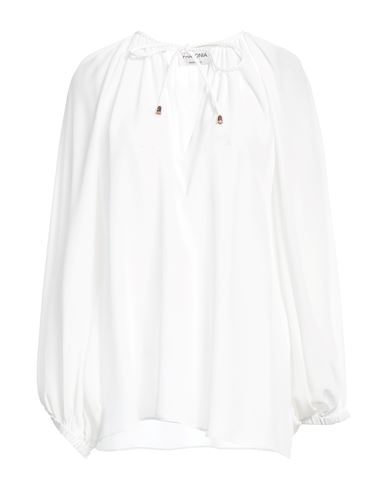 Shop Phaeonia Woman Top Off White Size 6 Silk