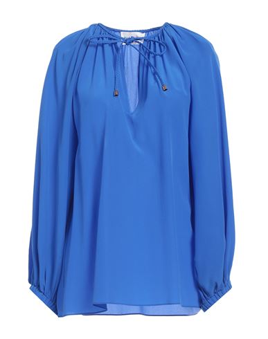 Shop Phaeonia Woman Top Blue Size 4 Silk