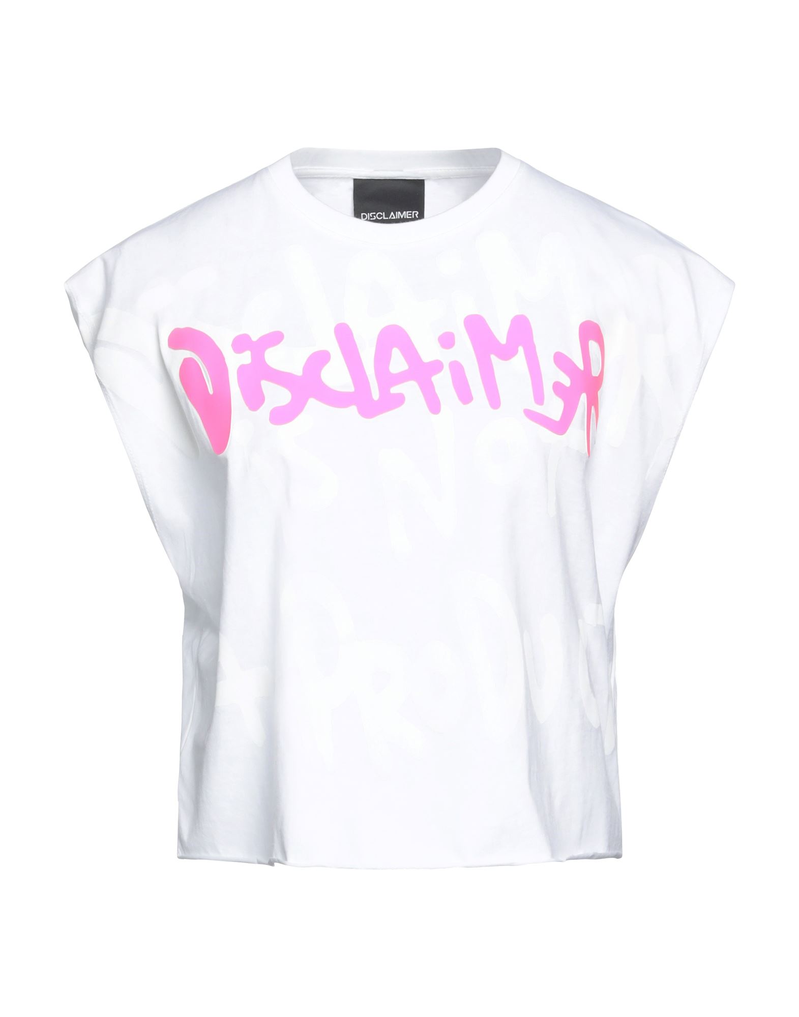 Disclaimer T-shirts In White