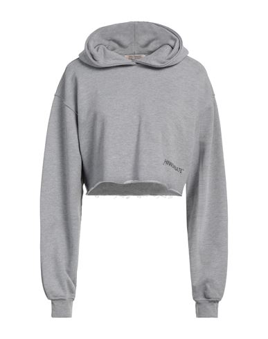 Hinnominate Woman Sweatshirt Light Grey Size Xs Cotton