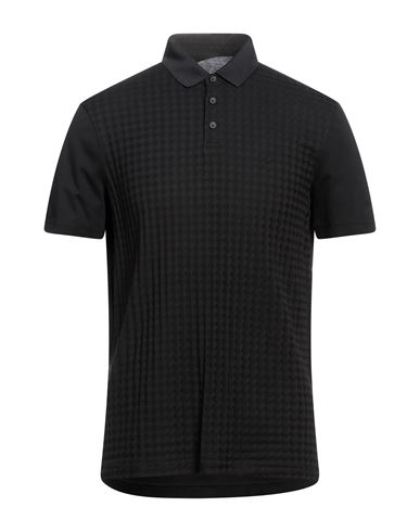 Armani Exchange Man Polo Shirt Black Size M Cotton