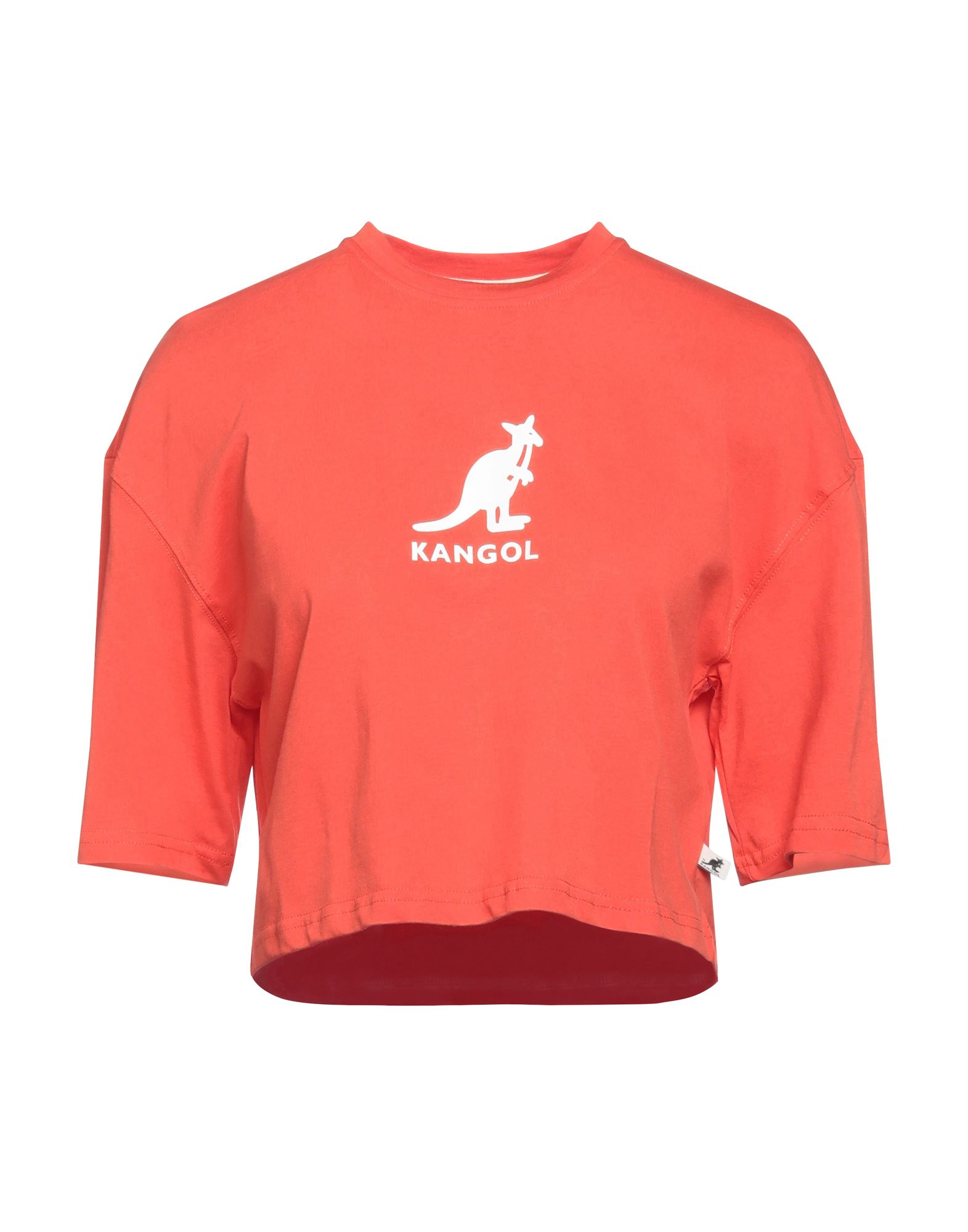 Kangol T-shirts In Tomato Red