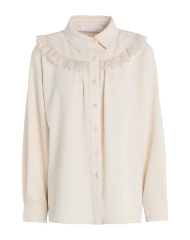 See By Chloé Shirt With Lace Insert In White