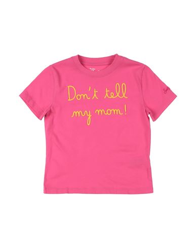 Mc2 Saint Barth Babies'  Toddler Girl T-shirt Fuchsia Size 6 Cotton In Pink