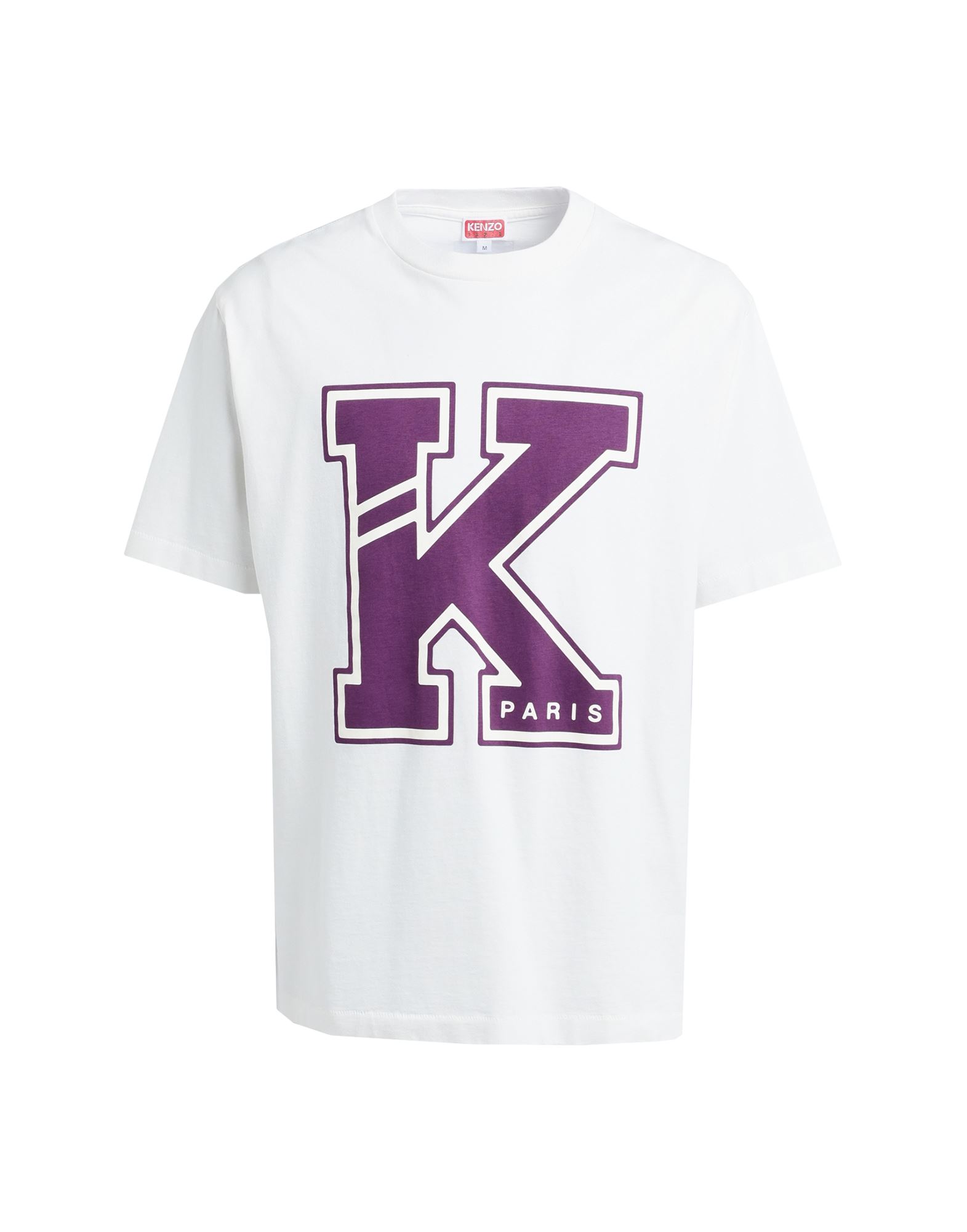 Shop Kenzo Man T-shirt White Size L Cotton