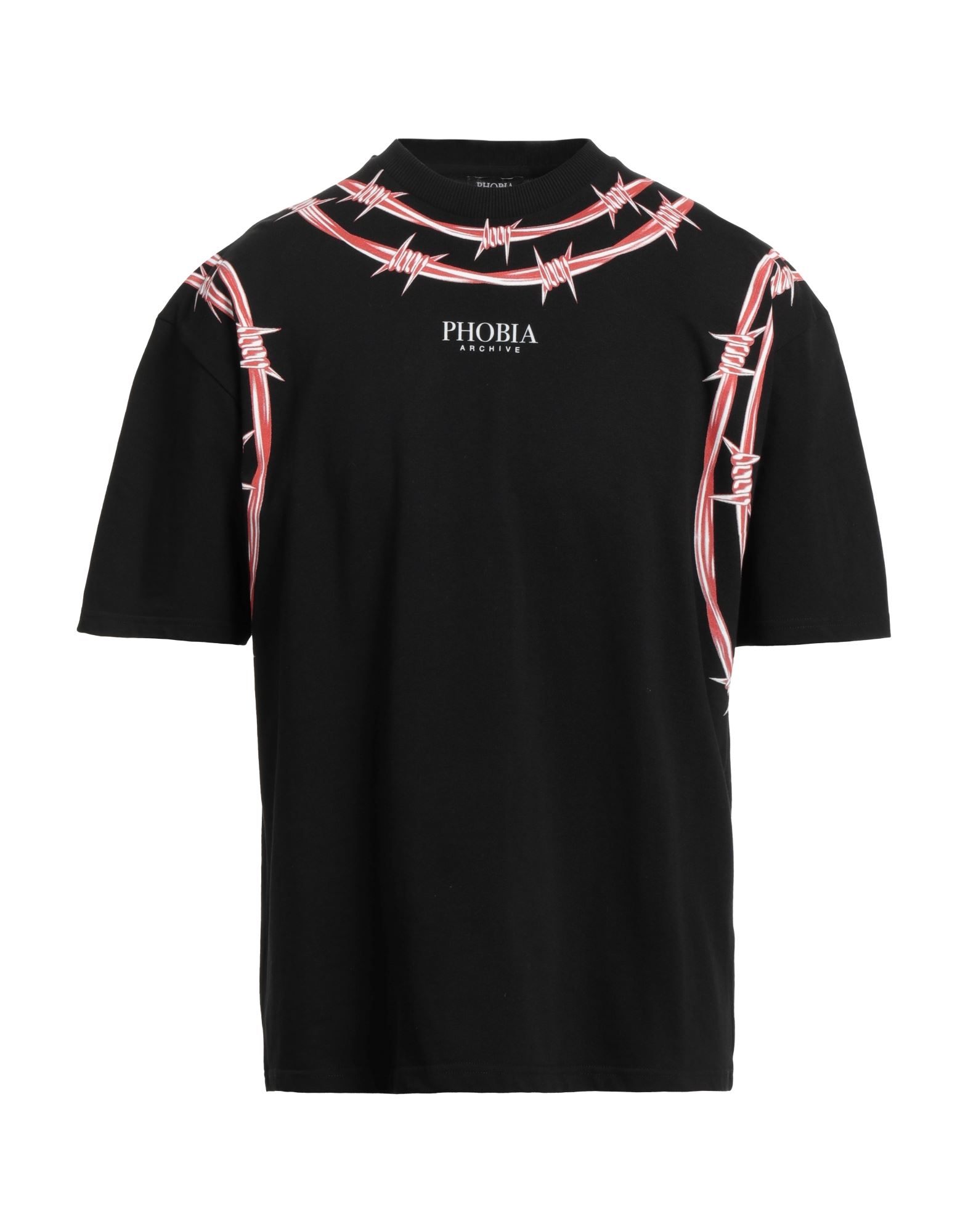 Shop Phobia Archive Man T-shirt Black Size Xs Cotton