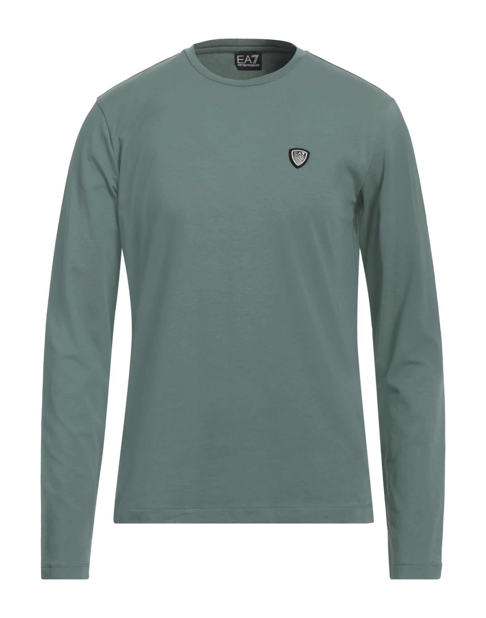 Ea7 T-shirts In Sage Green
