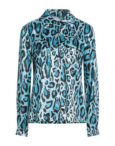 Odi Et Amo Woman Shirt Azure Size 4 Polyester In Blue