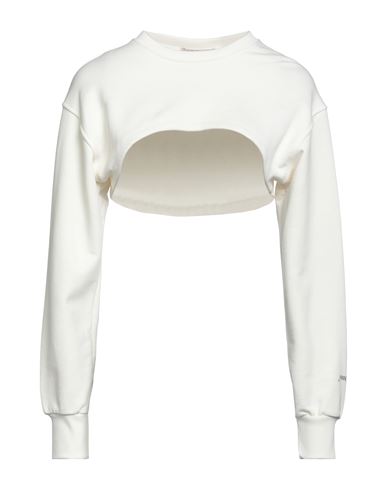 Hinnominate Woman Sweatshirt Off White Size Xs Cotton