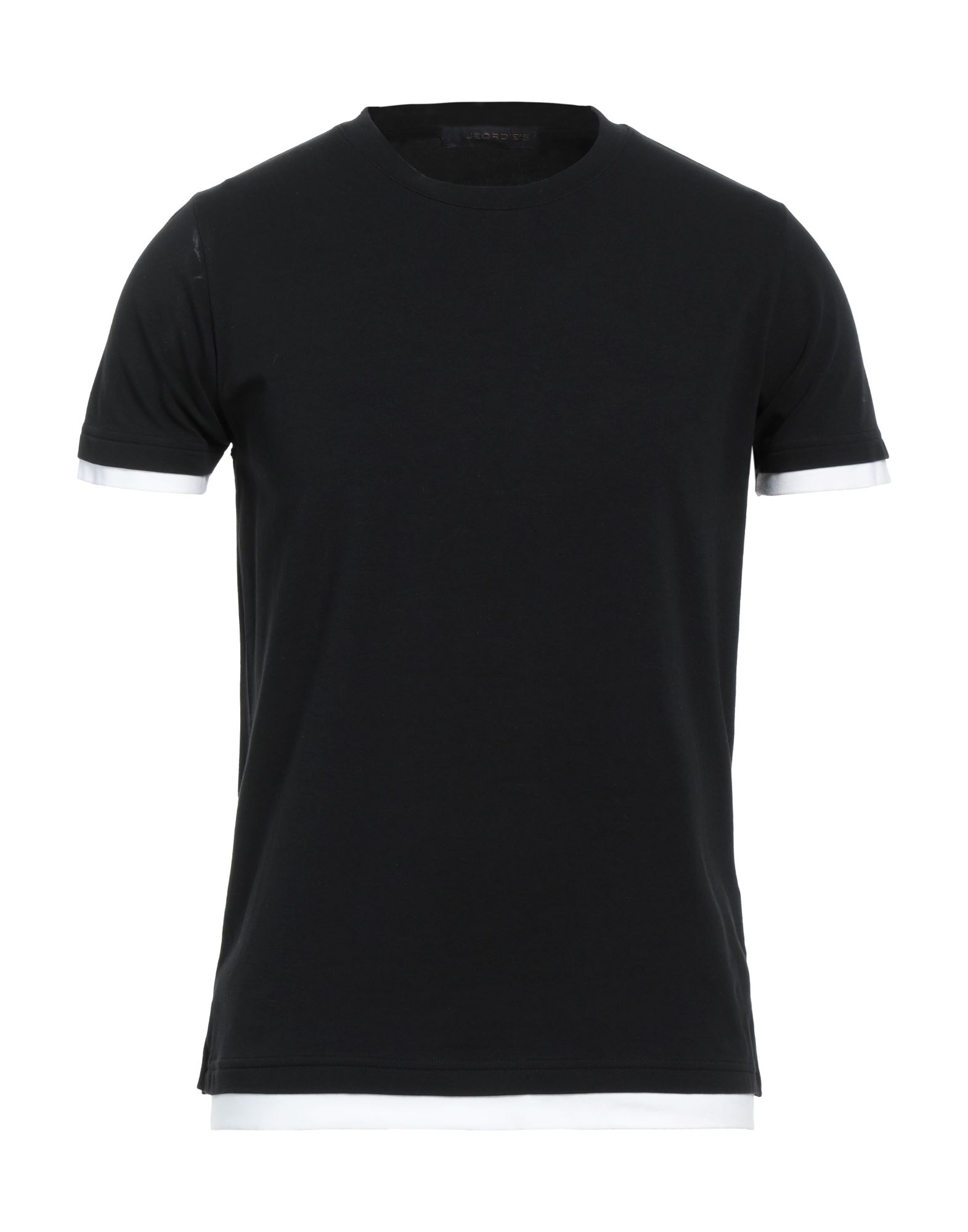 Jeordie's Man T-shirt Black Size 3xl Cotton, Elastane