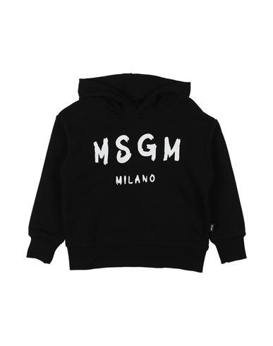 Msgm Babies'  Toddler Sweatshirt Black Size 6 Cotton