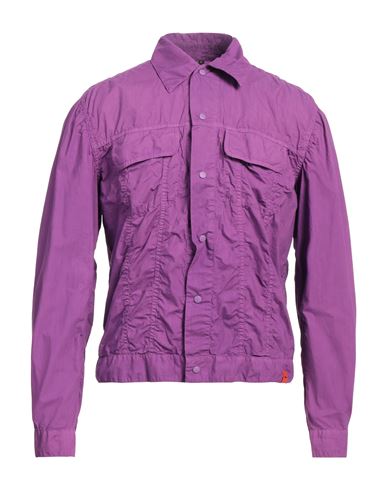 Aspesi Man Jacket Purple Size M Cotton