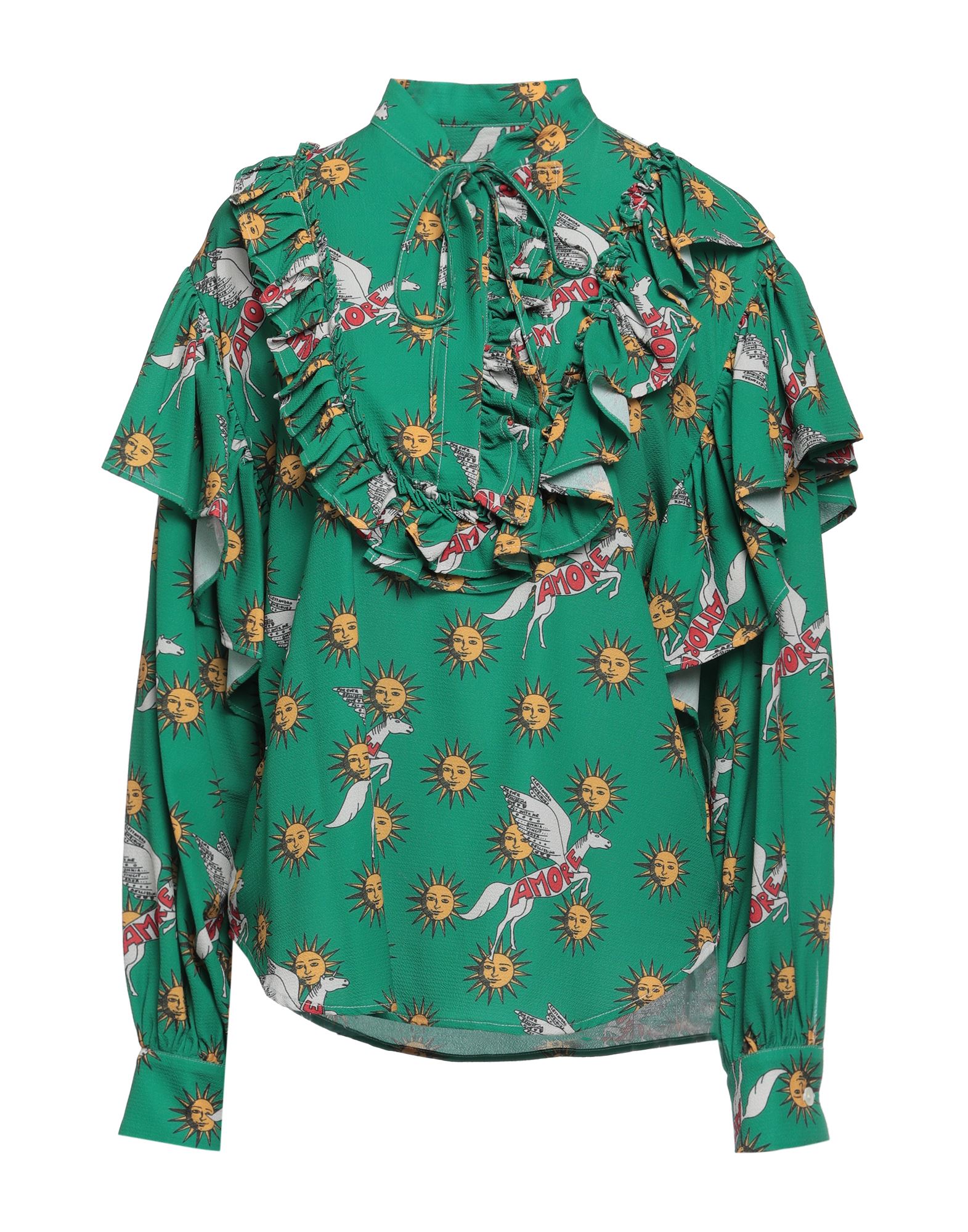 Alessandro Enriquez Shirts In Green