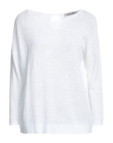 La Fileria Woman Sweater White Size 4 Viscose, Polyamide