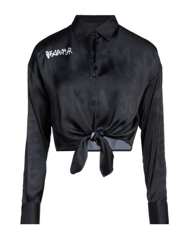 Disclaimer Woman Shirt Black Size L Polyester