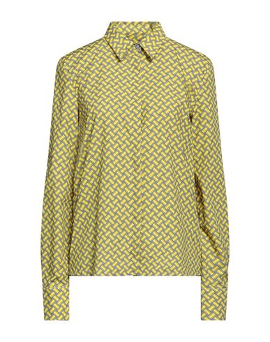 Drumohr Woman Shirt Yellow Size Xl Cotton