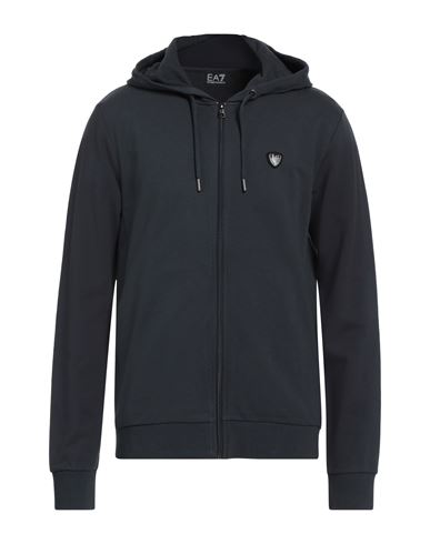Ea7 Man Sweatshirt Lead Size Xs Cotton In Grey