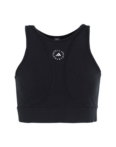 Adidas By Stella Mccartney Asmc Truestrength Yoga Crop Top In Black