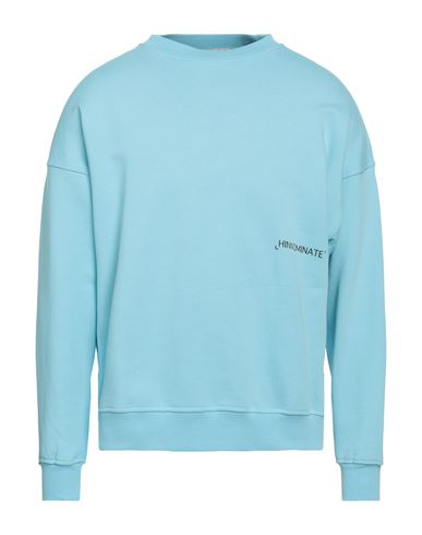 Hinnominate Man Sweatshirt Sky Blue Size Xs Cotton