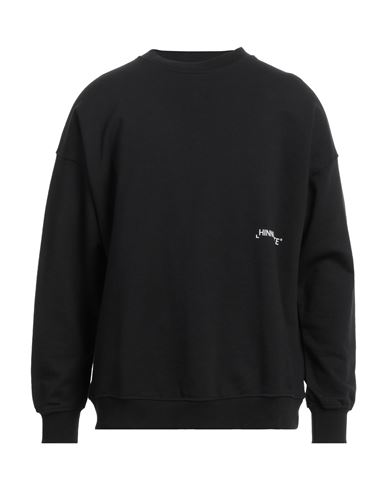 Hinnominate Man Sweatshirt Black Size M Cotton