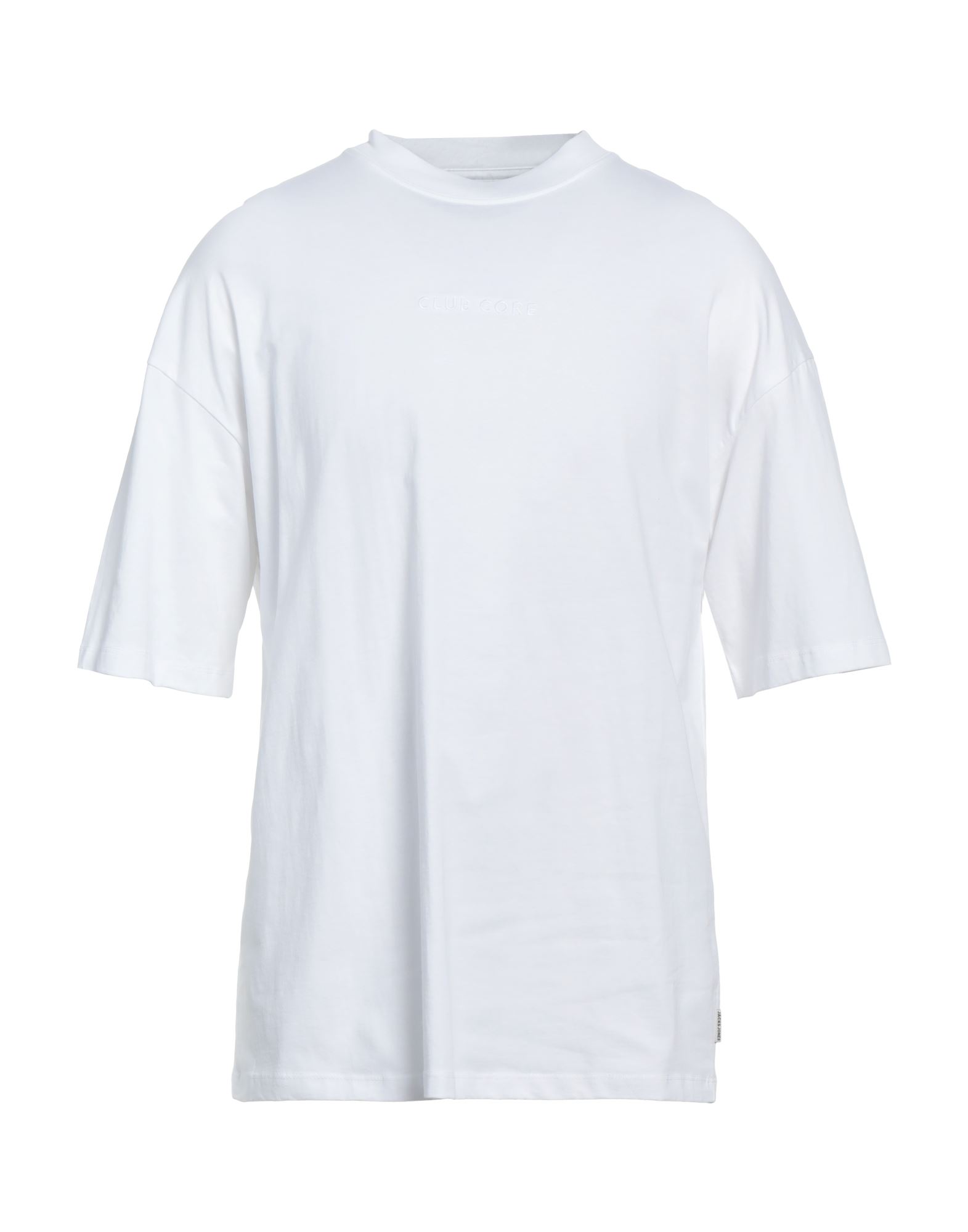 Jack & Jones Man T-shirt White Size S Cotton