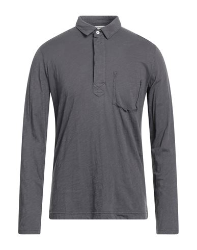 Zadig & Voltaire Man Polo Shirt Lead Size Xs Cotton In Gray