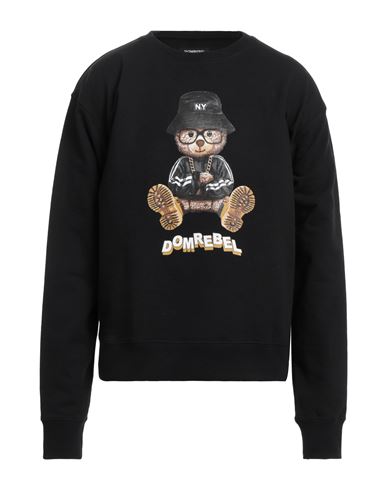 Shop Domrebel Man Sweatshirt Black Size Xxl Cotton