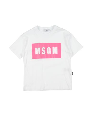 Msgm Babies'  Toddler T-shirt White Size 4 Cotton