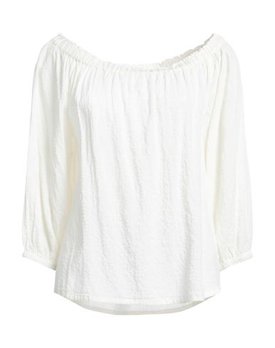 Nice Things By Paloma S. Woman Top Cream Size 10 Viscose, Cotton In White
