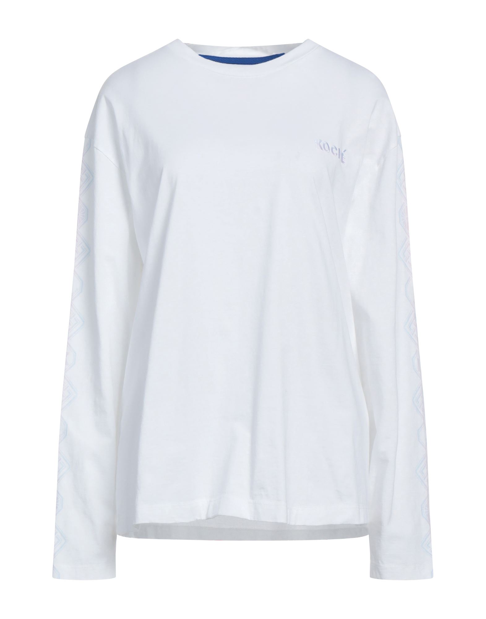 Koché Woman T-shirt White Size Xl Cotton