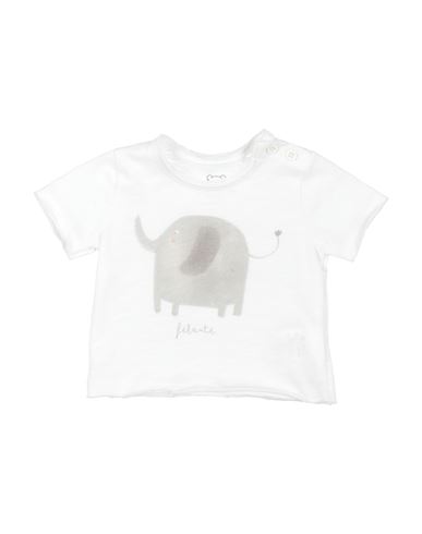 Aventiquattrore Babies'  Newborn Boy T-shirt White Size 3 Cotton