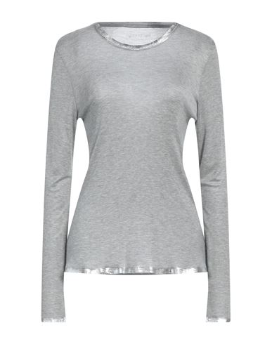 Shop Zadig & Voltaire Woman T-shirt Grey Size Xs Modal