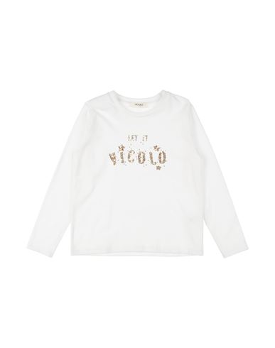 Vicolo Babies'  Toddler Girl T-shirt White Size 6 Cotton, Elastic Fibres
