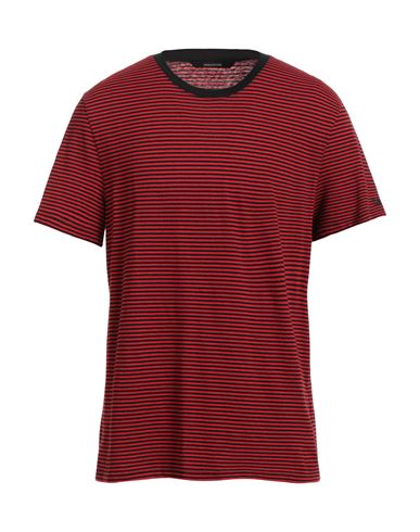 Zadig & Voltaire Man T-shirt Red Size Xl Cotton, Linen