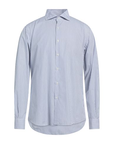 Ingram Man Shirt Blue Size 15 Cotton
