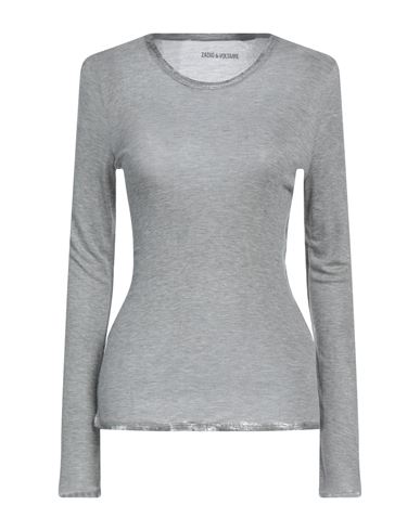 Zadig & Voltaire Woman T-shirt Grey Size S Modal