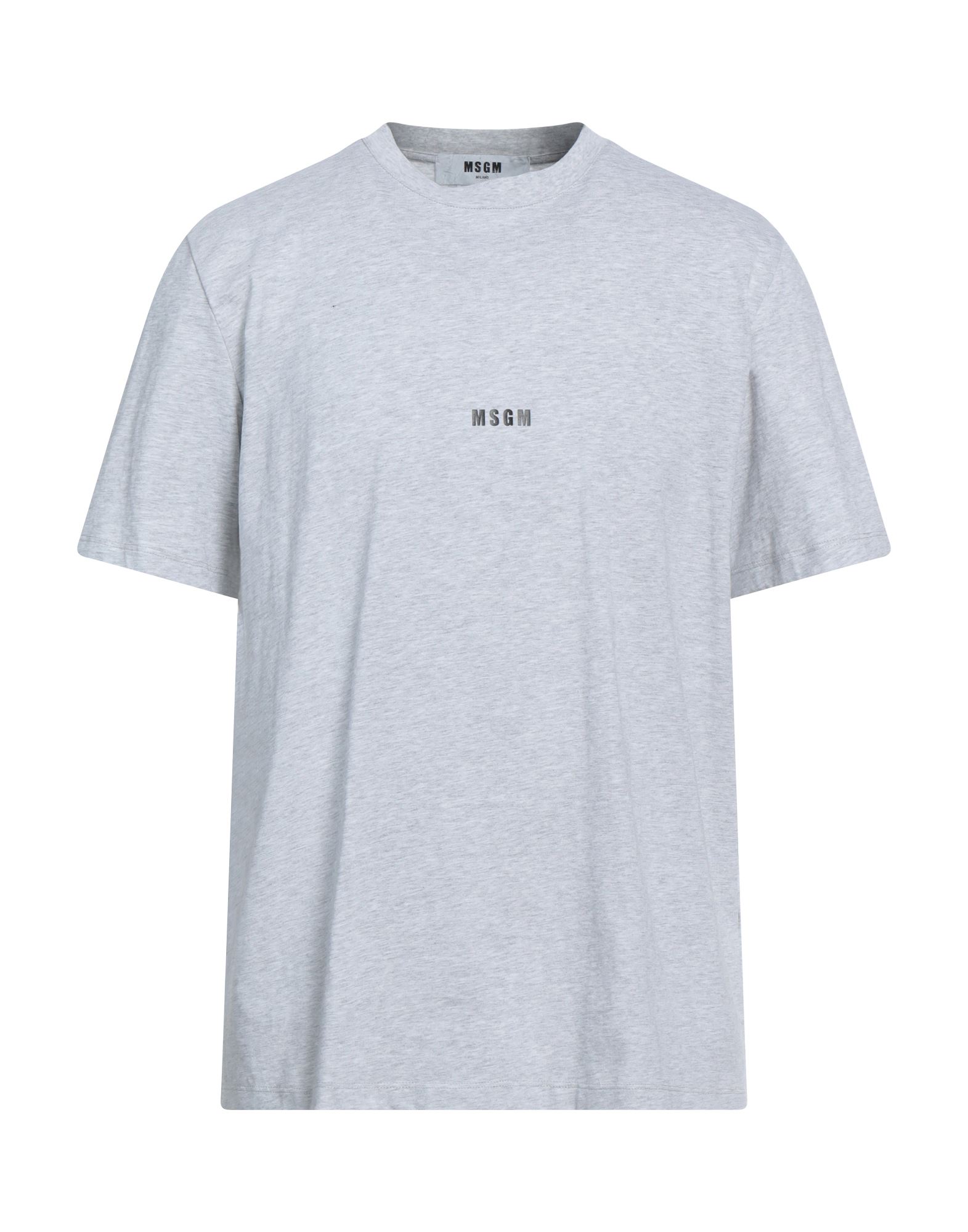 Msgm T-shirts In Grey